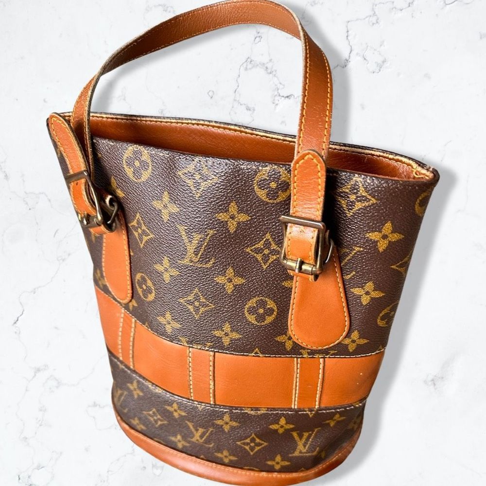 Louis Vuitton Monogram Vintage Marais Bucket Tote Bag Authentic